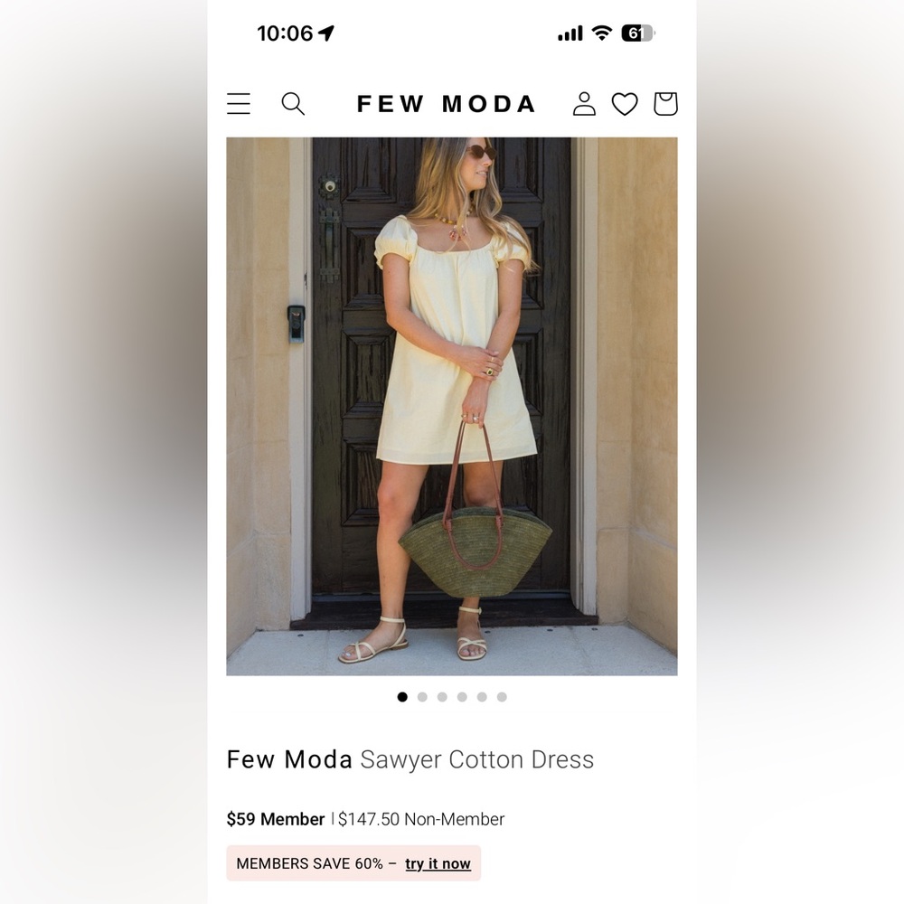 SOLD OUT ALEXANDRA SISTO COLLAB FEW MODA SAWYER DRESS